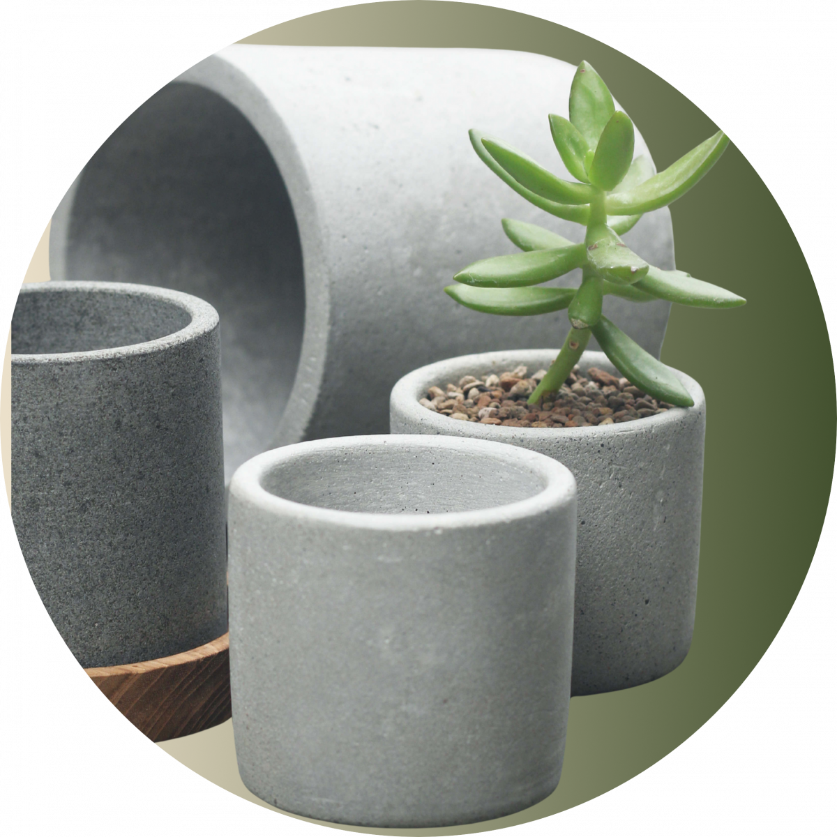 Betontopf, Beton Vase